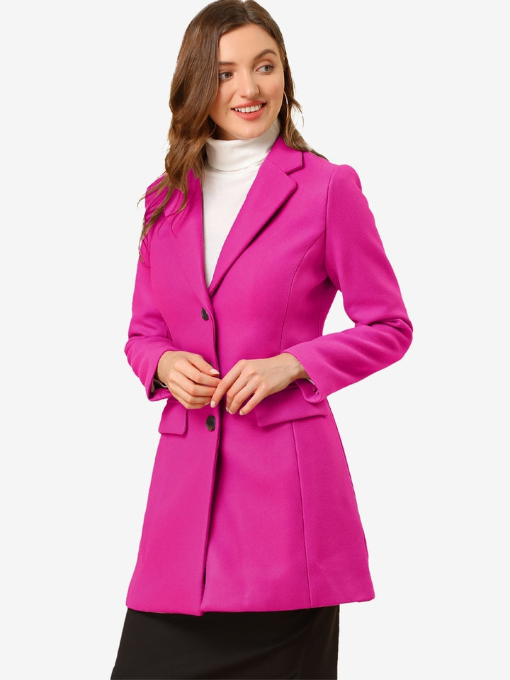 Bertille classic tailored coat with collar – image 12