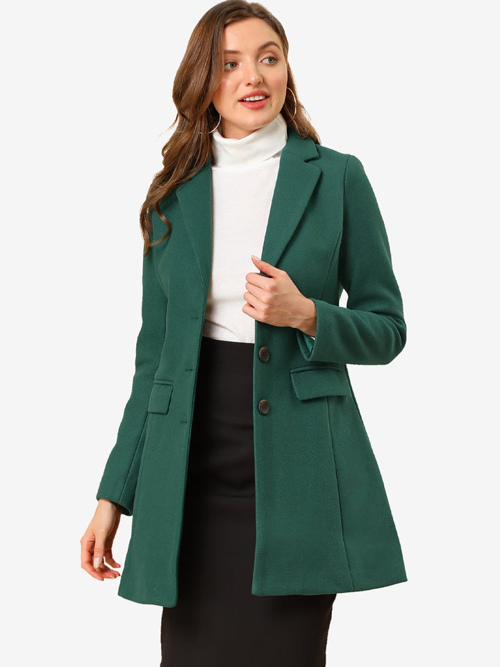 Bertille classic tailored coat with collar – image 20