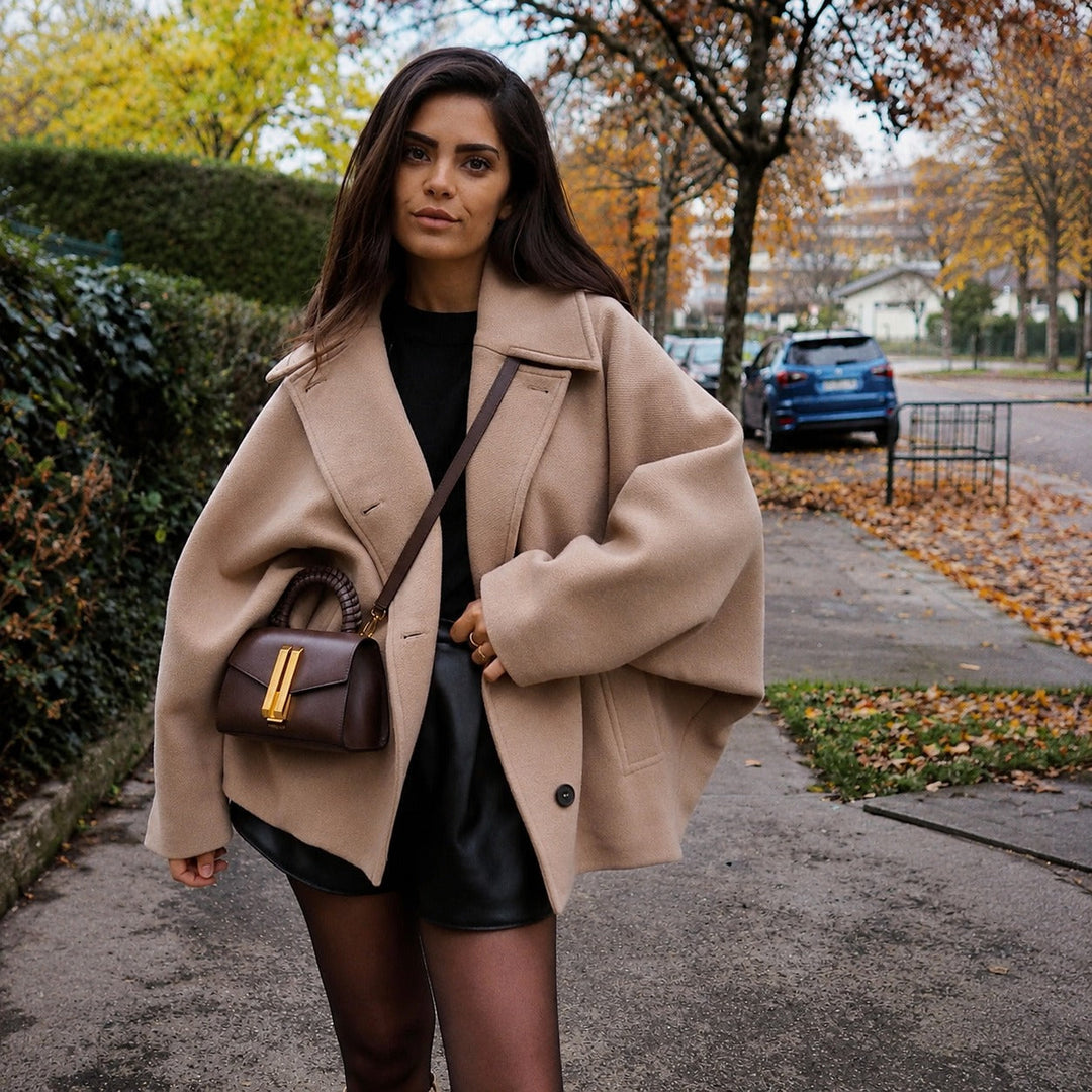 Esme oversized double breasted coat