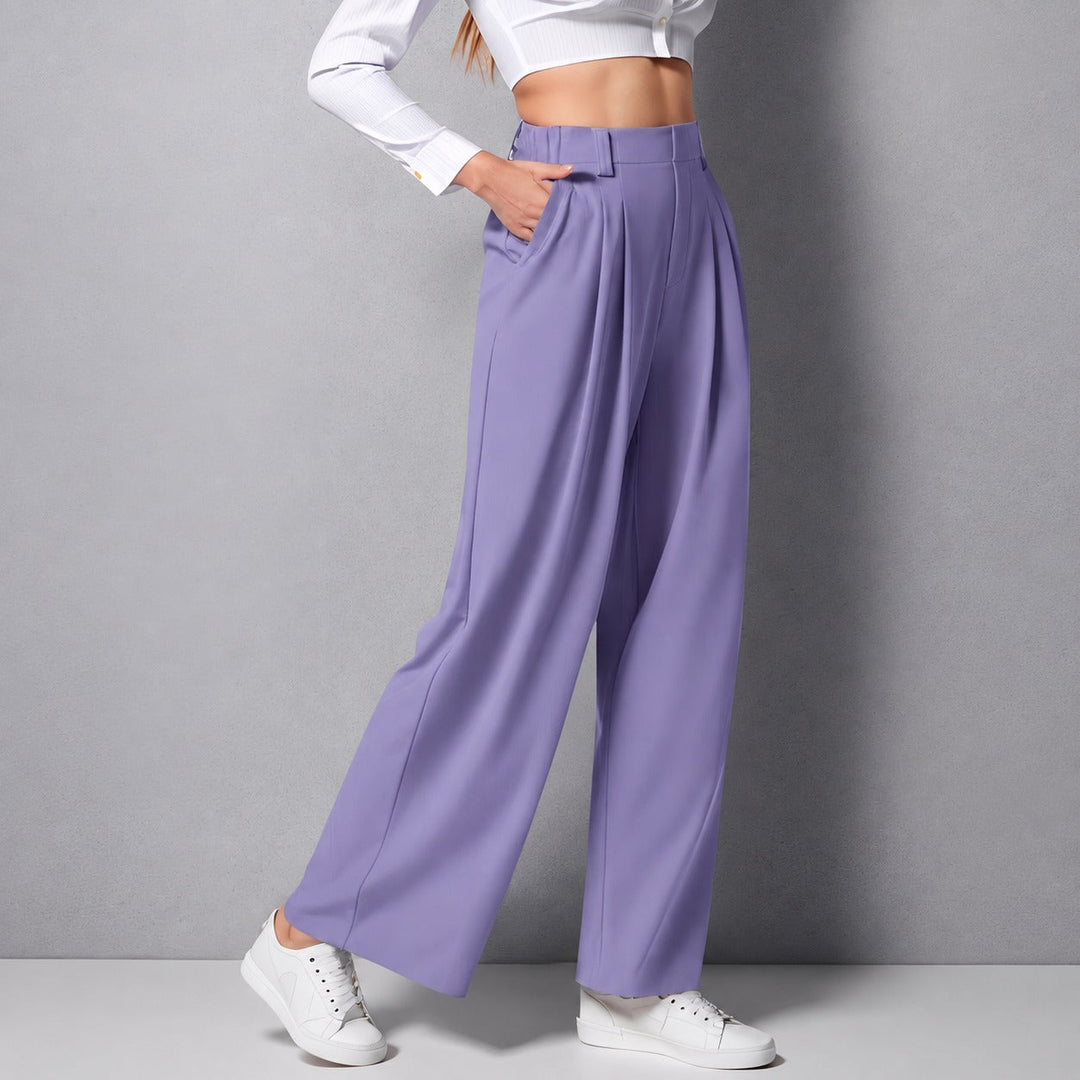 Montana straight leg trousers in pink