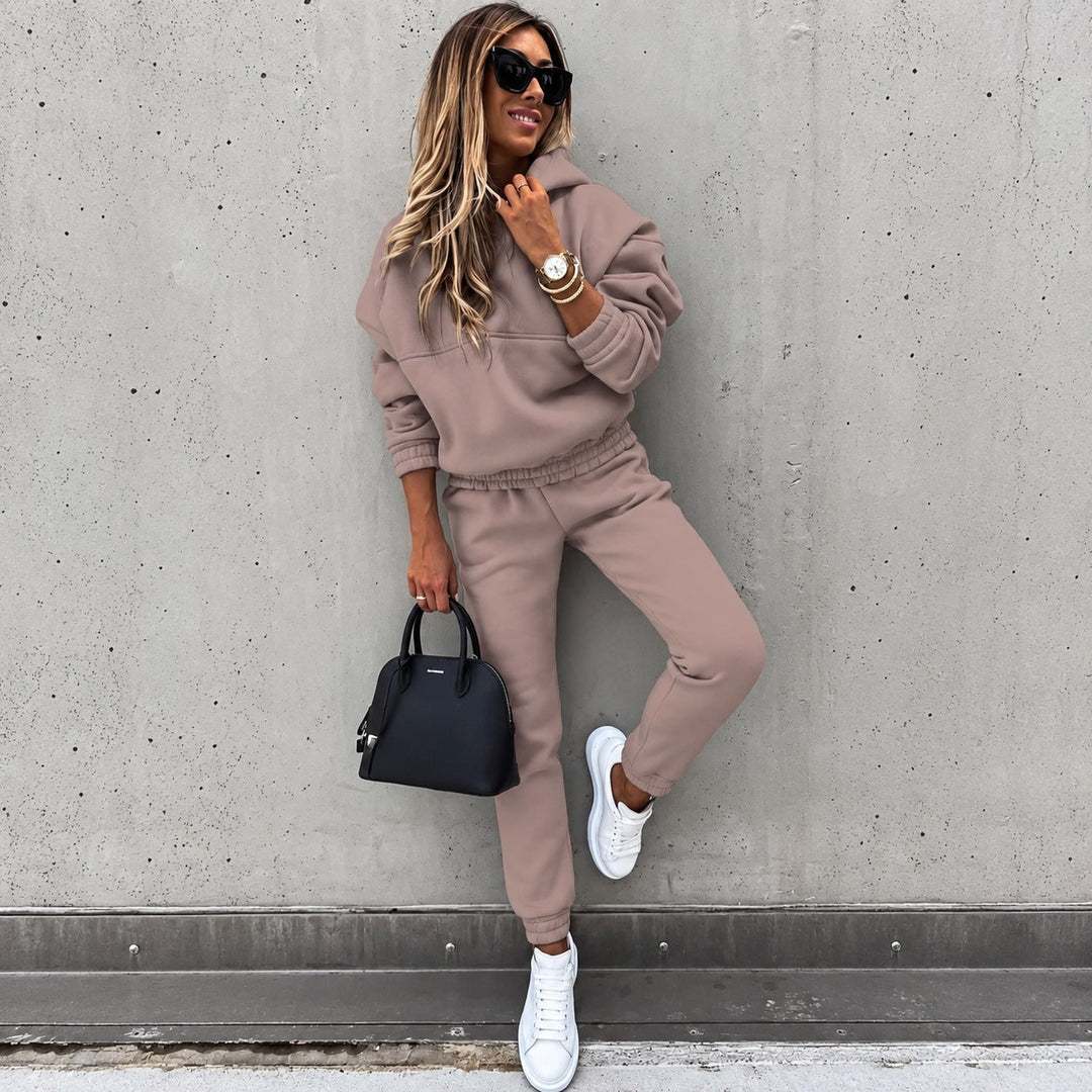 Alisha two piece set in dark grey