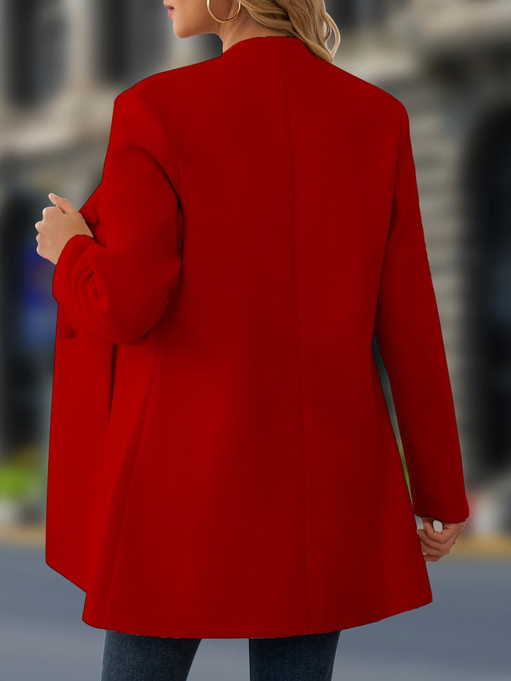 Celandine stand collar belted coat – image 6
