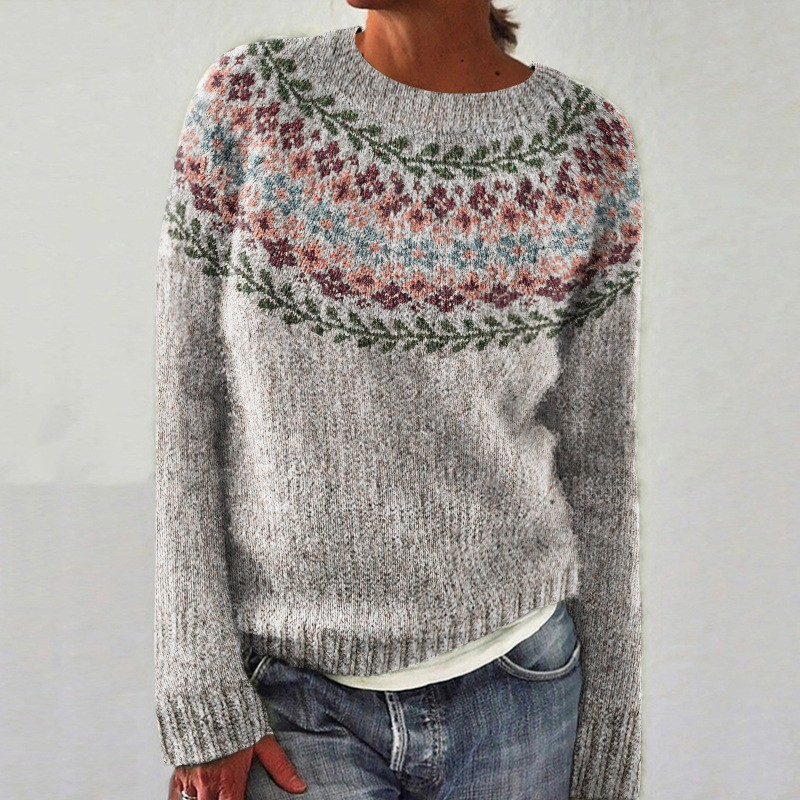 Gabrielle fair isle crew neck jumper – image 8