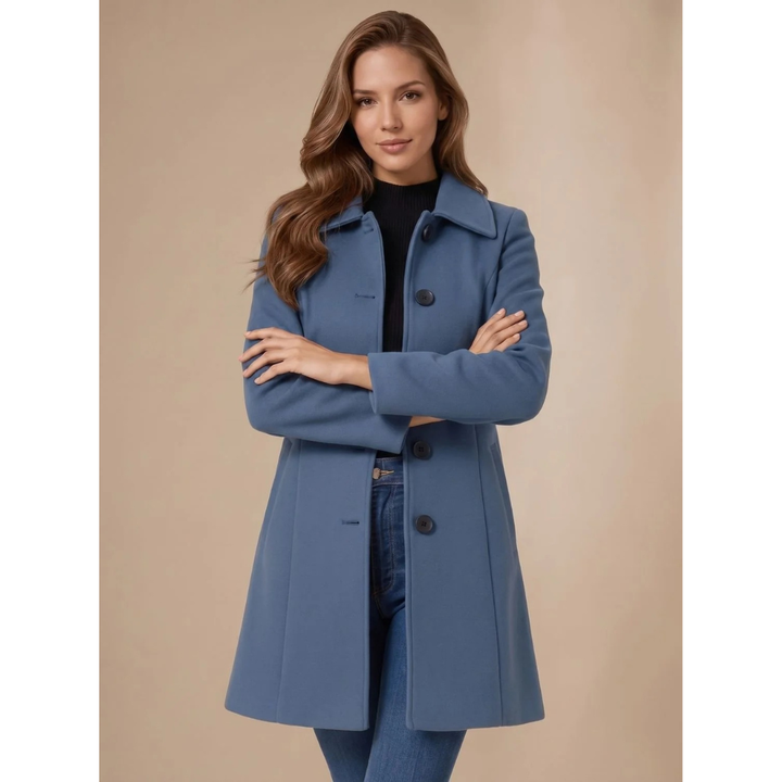 Amea longline trench coat, full length