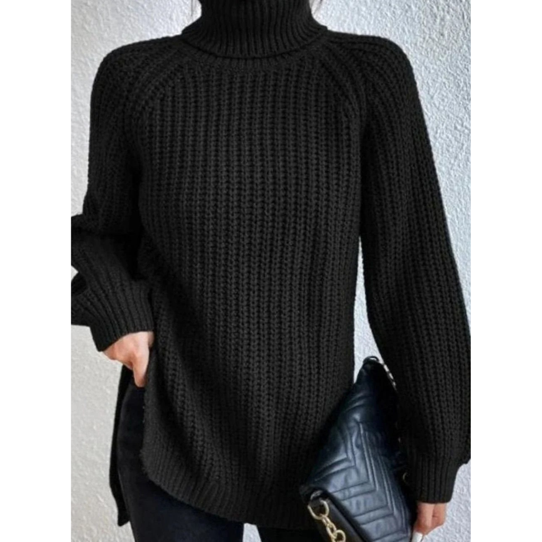 Annegret oversized roll neck jumper