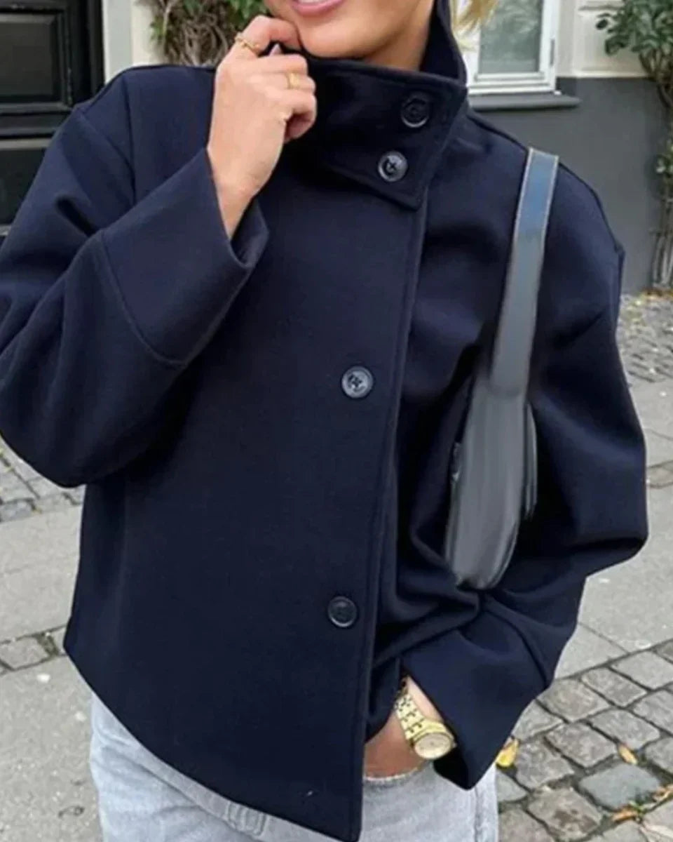 Anwen high neck cropped coat