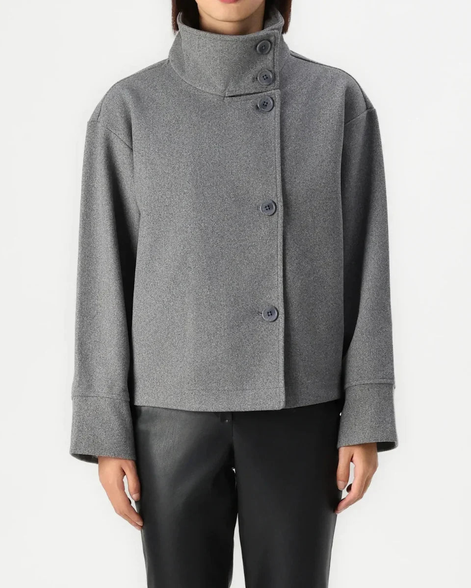 Anwen high neck cropped coat – image 6