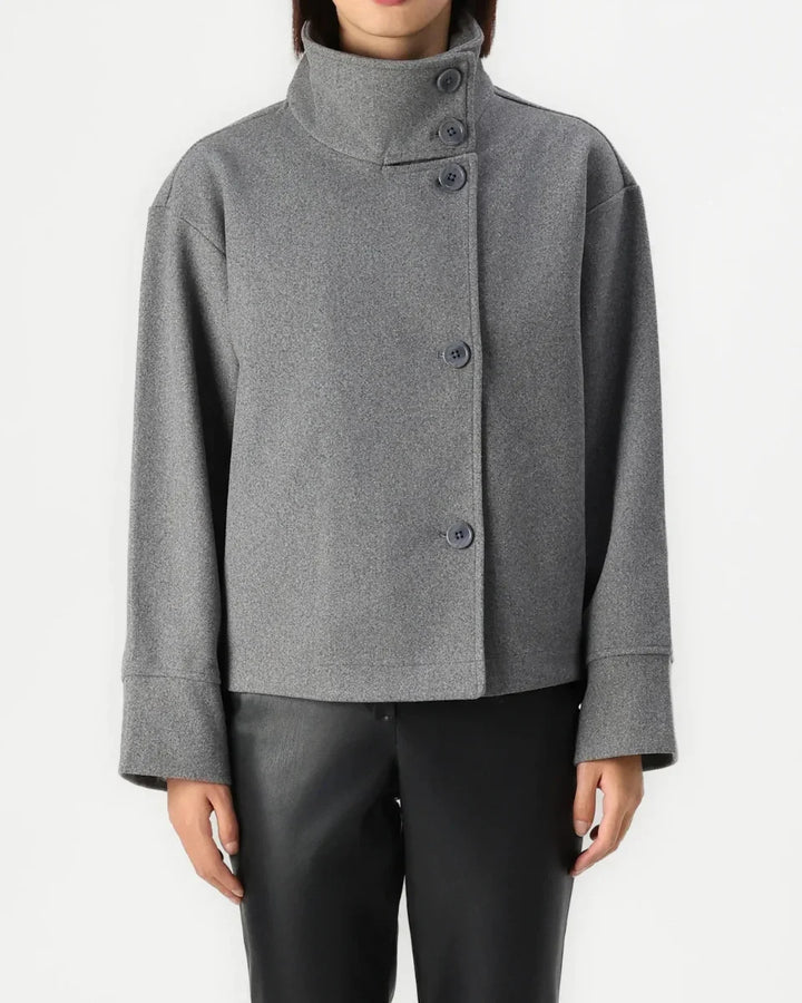 Anwen high neck cropped coat – image 6