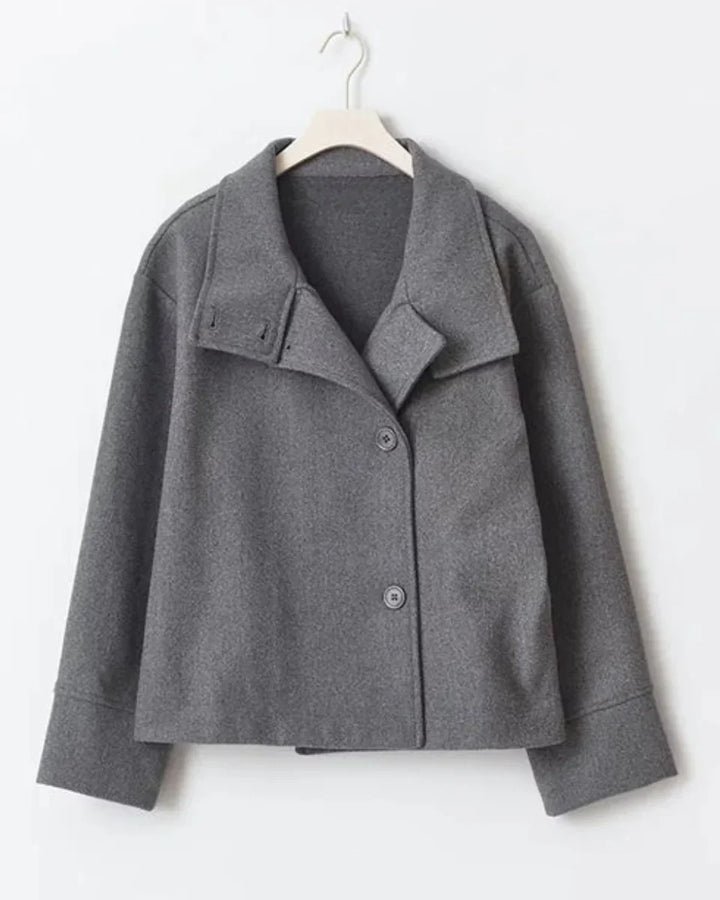 Anwen high neck cropped coat – image 7