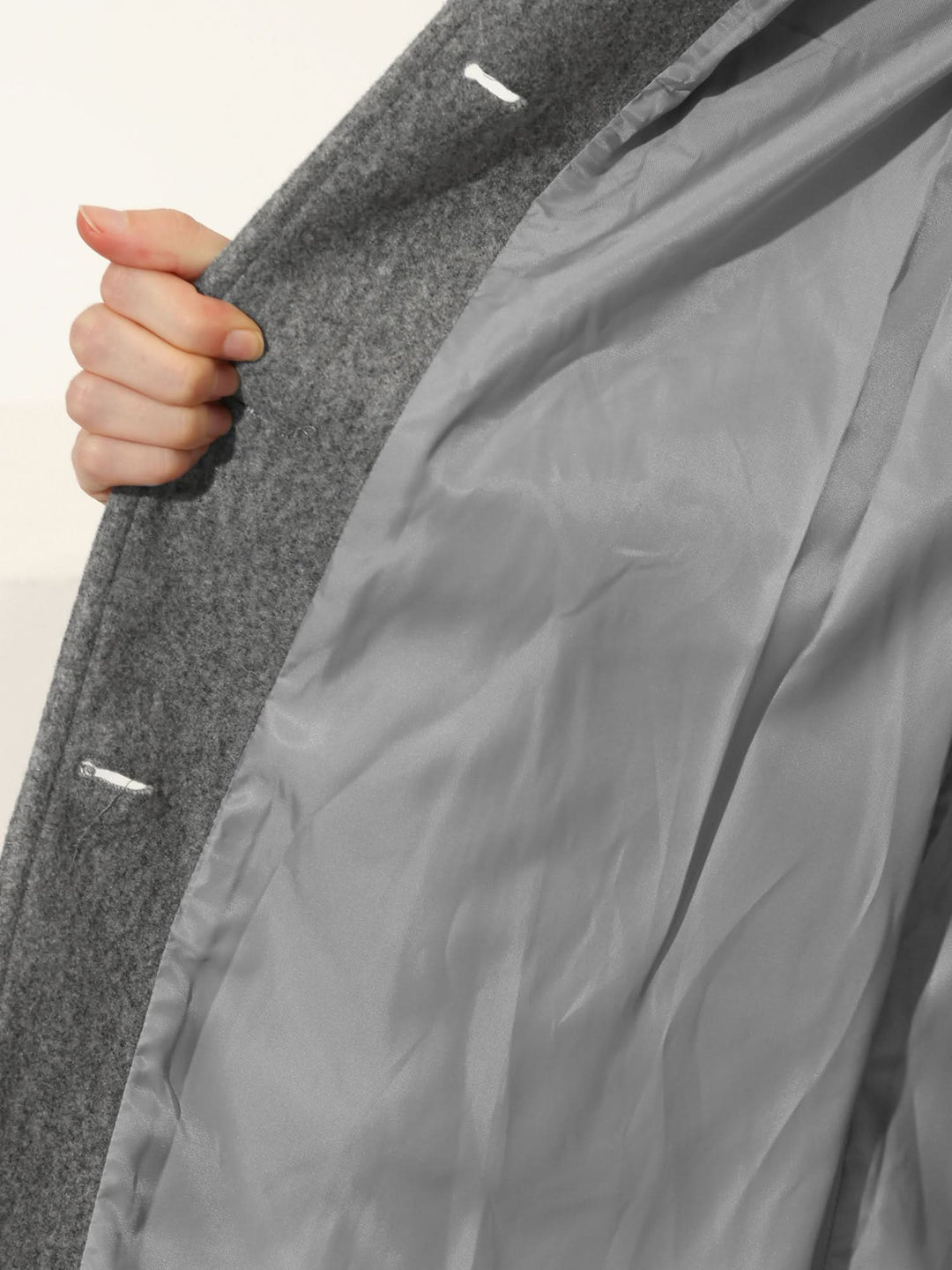 Perrine notch lapel fit and flare trench coat – image 13