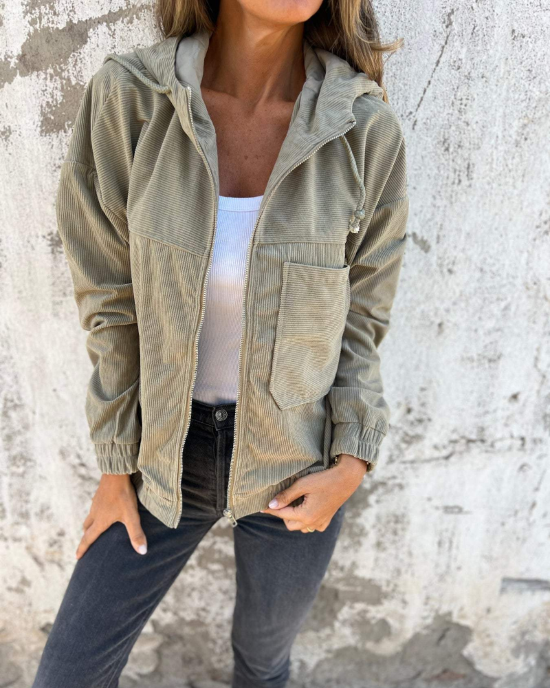 Henriette hooded oversized coat – image 3