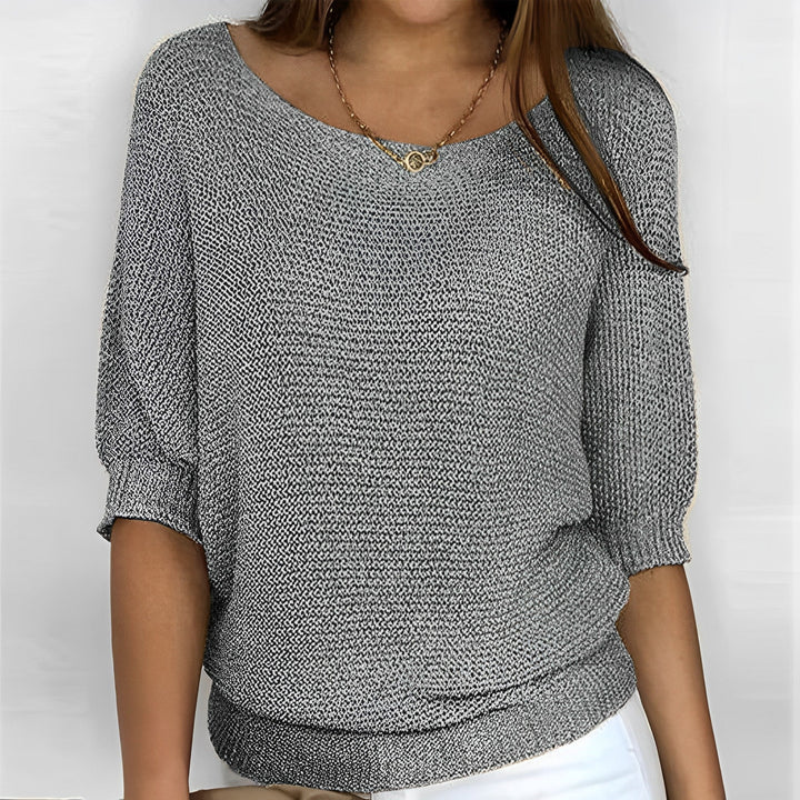 Ursula crew neck jumper in yellow