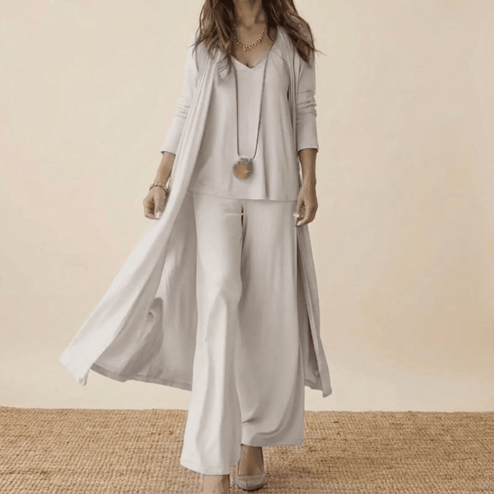Theodosia three piece wide leg trouser set – image 3