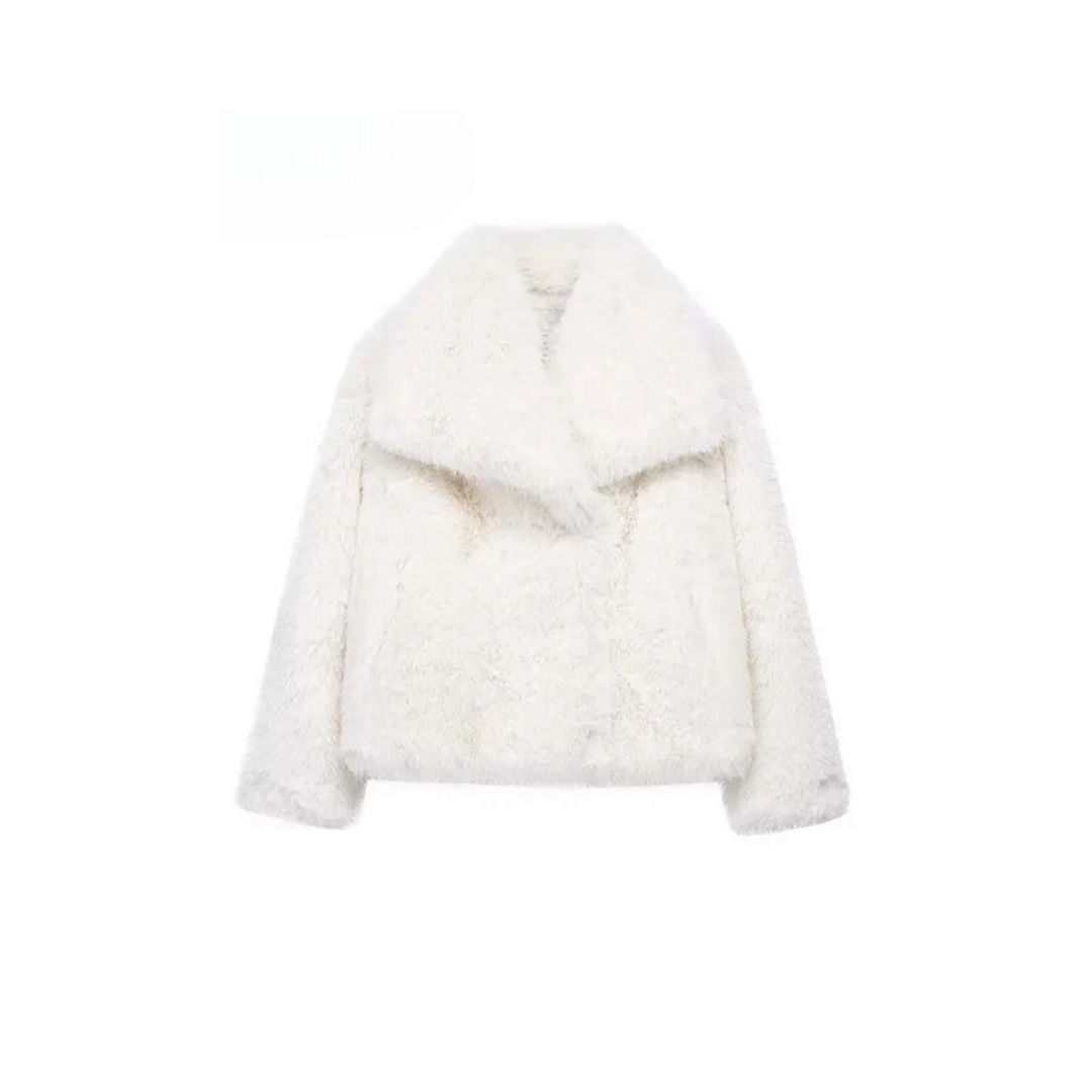 Bettina notch lapel oversized coat – image 10