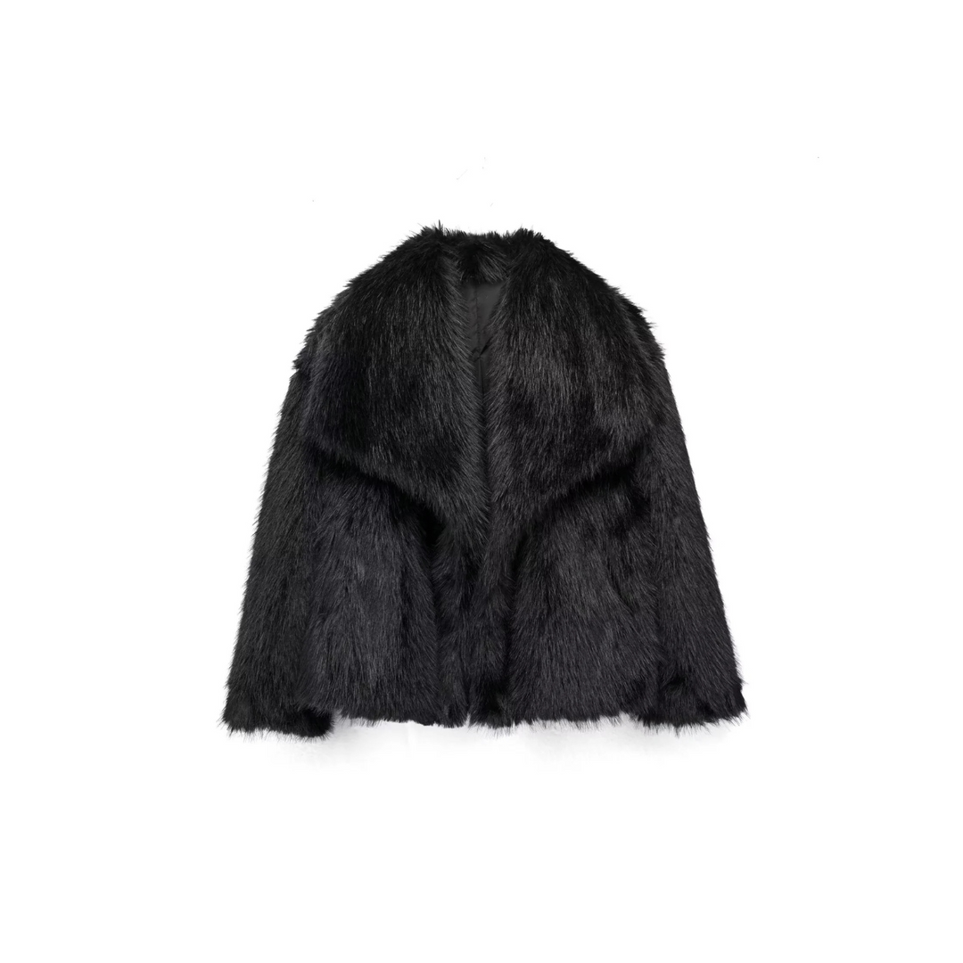 Bettina notch lapel oversized coat – image 12