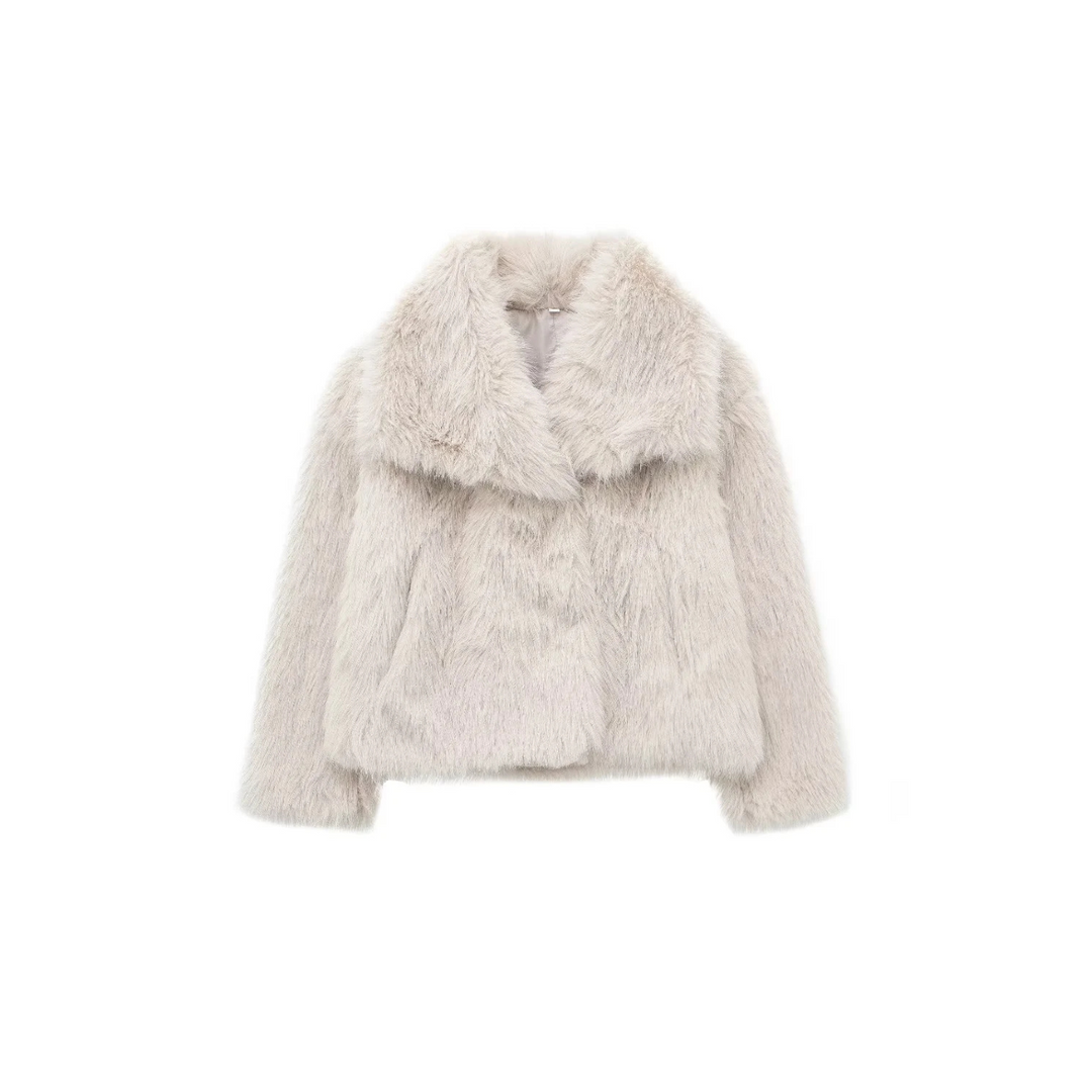 Bettina notch lapel oversized coat – image 13
