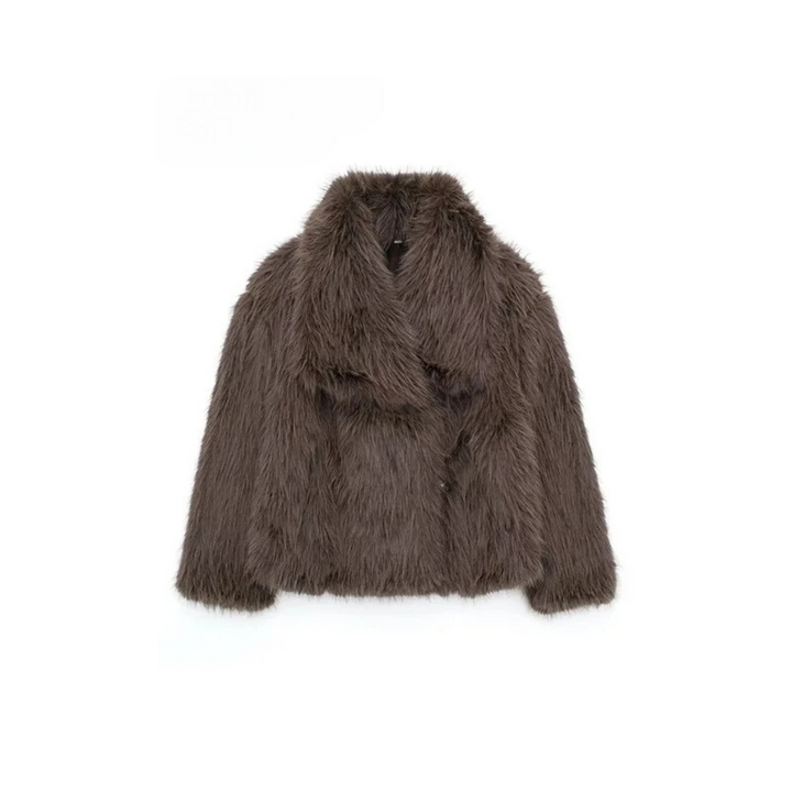 Bettina notch lapel oversized coat – image 8
