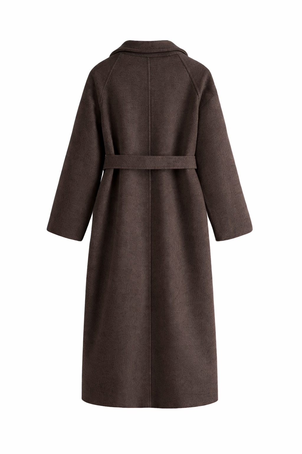Ianthe belted long coat with wide lapels – image 9
