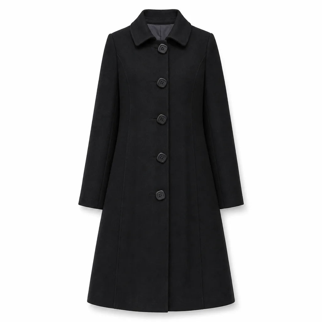 Abigail fit and flare longline coat – image 5
