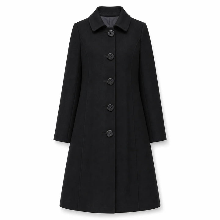 Abigail fit and flare longline coat – image 5