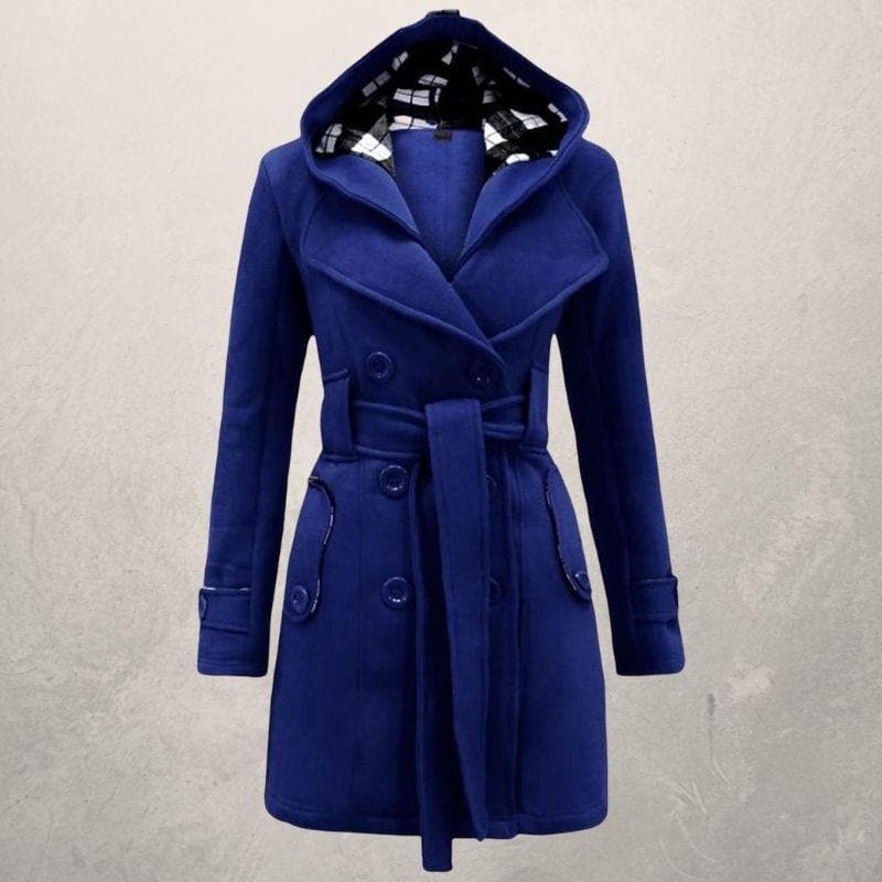 Elinor hooded belted winter coat – image 3