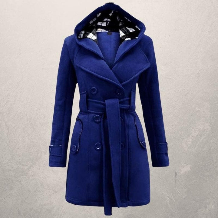 Elinor hooded belted winter coat – image 3
