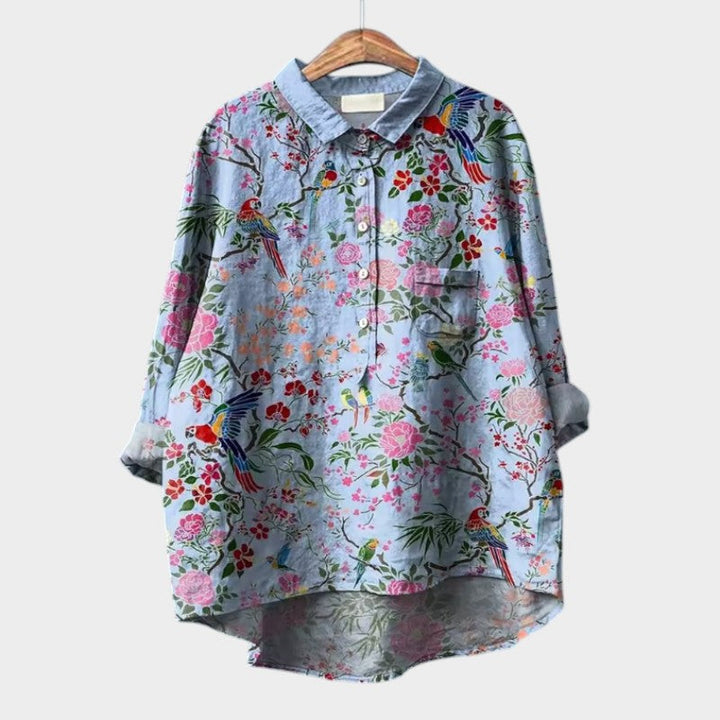 Nynke relaxed printed blouse