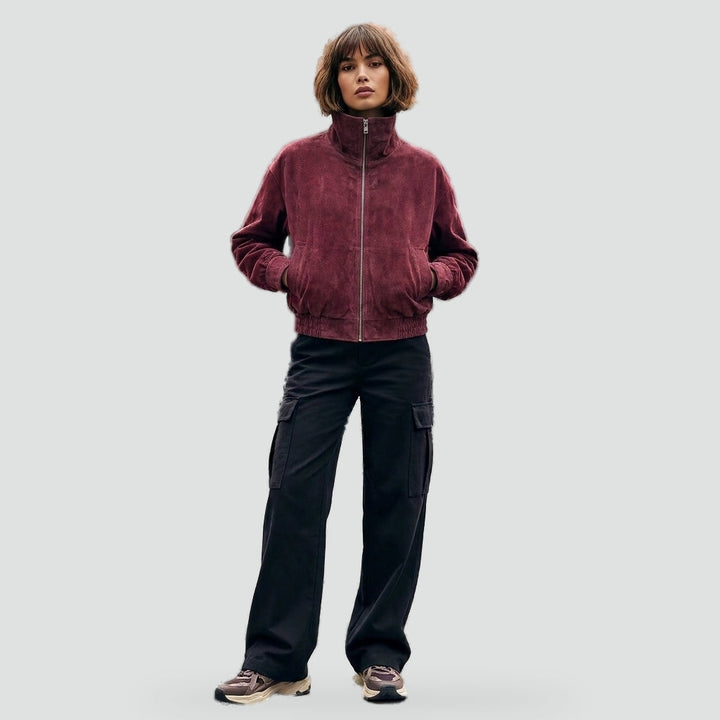 Romilly bomber jacket, side view