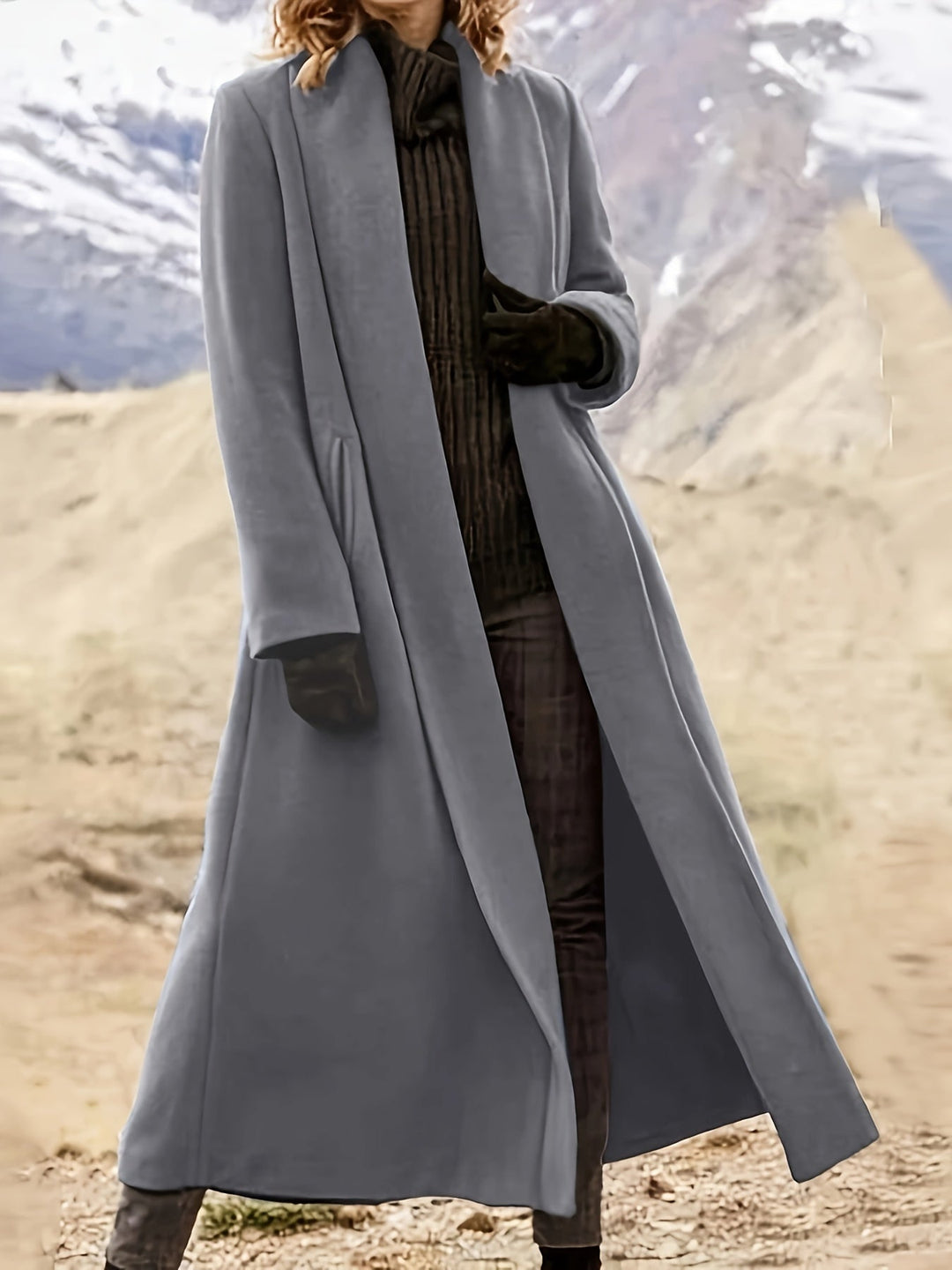 Alba flowing long coat – image 17