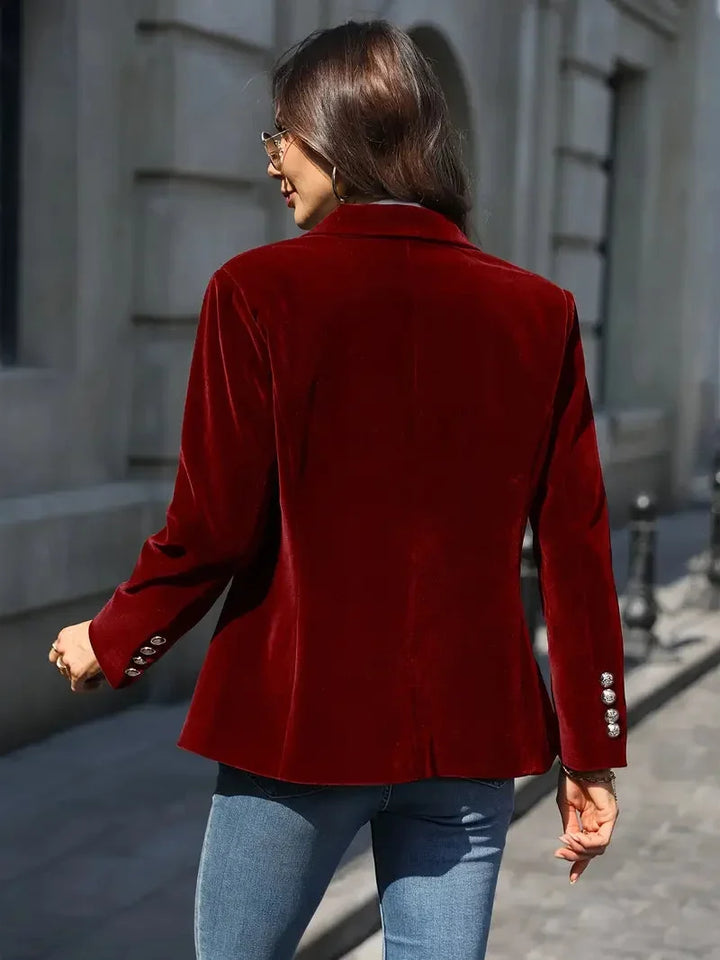 Gwennan velvet blazer jacket – image 17