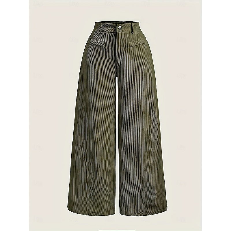 Marina high waisted wide leg trousers – image 3