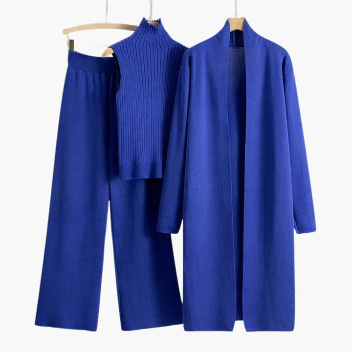 Clover three piece roll neck knit co-ord set – image 5