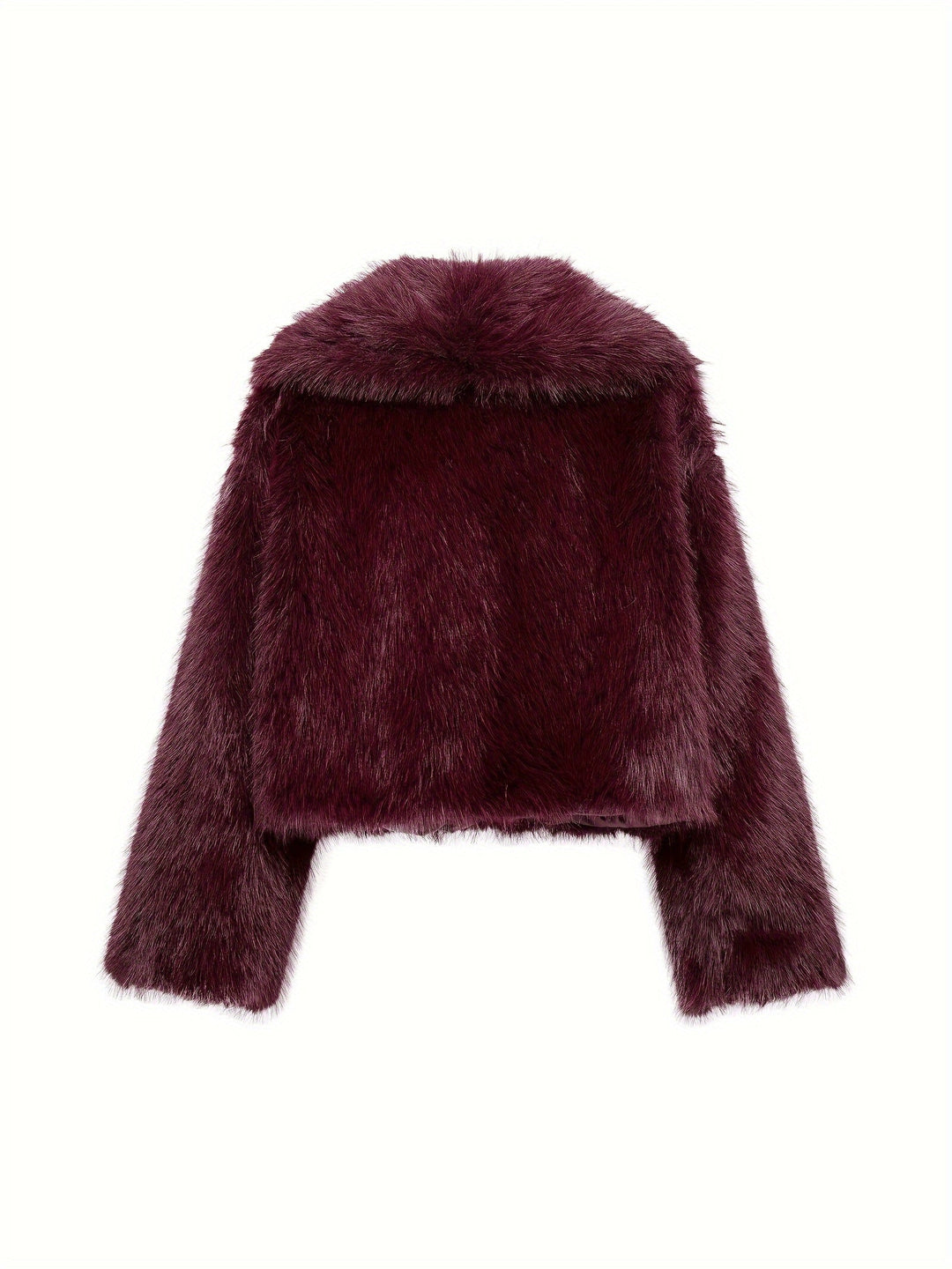 Delilah loose fit faux fur jacket – image 10