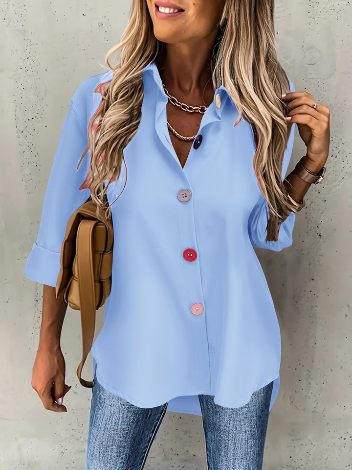 Vanessa Elegant Button Front Blouse - image 14