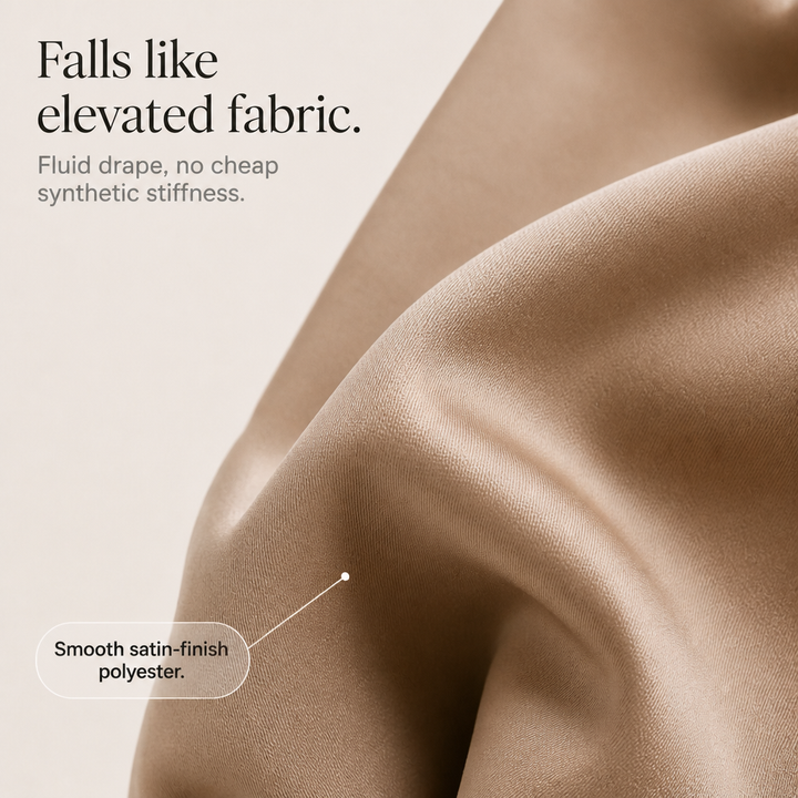 Blanche Elegant Puff Sleeve Satin Blouse - image 6