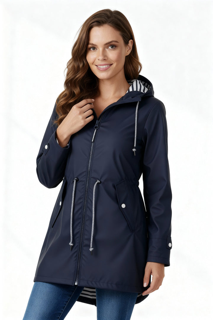 Léonie hooded oversized statement coat – image 2