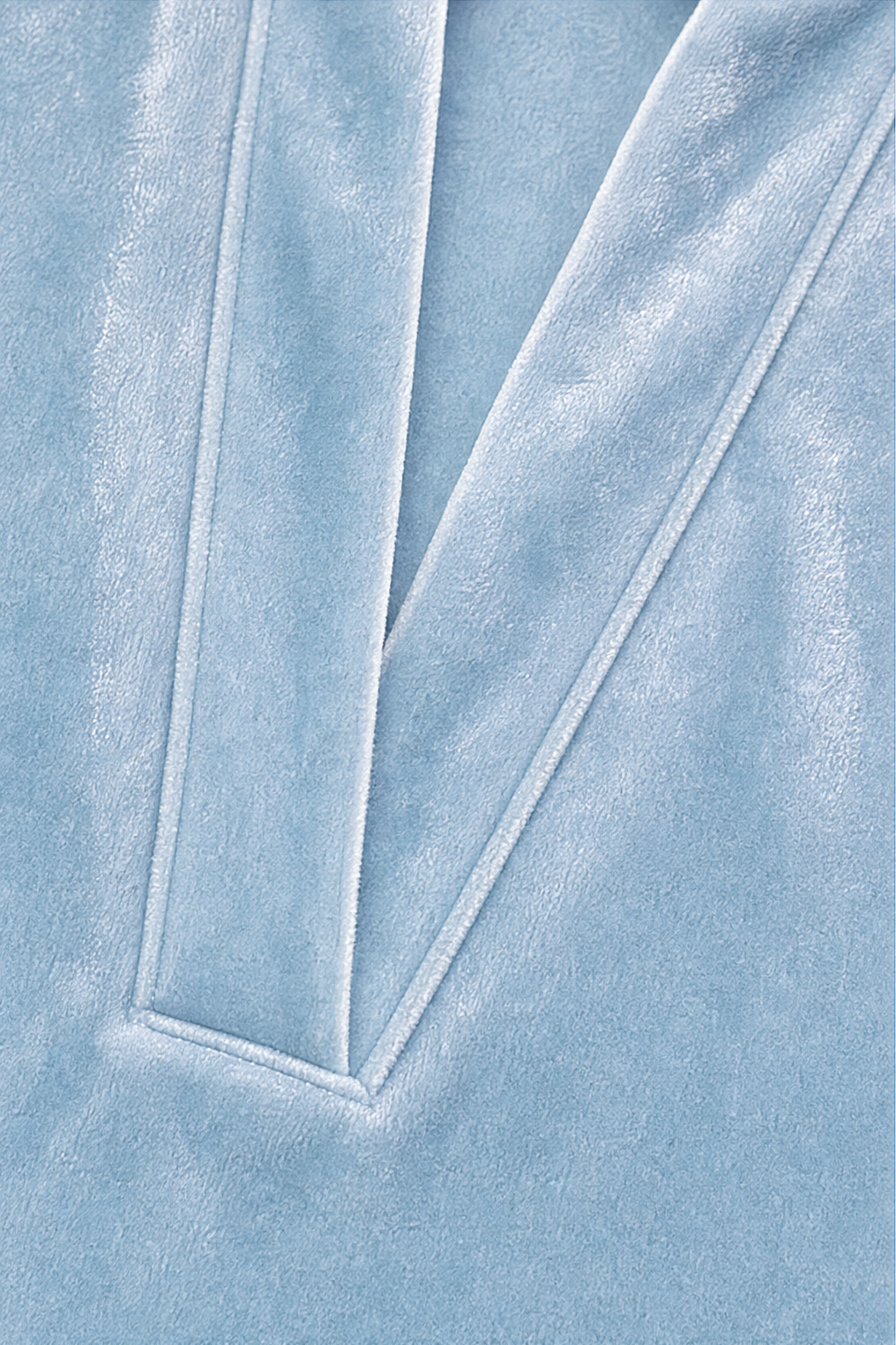 Unni velvet look V neck blouse – image 9