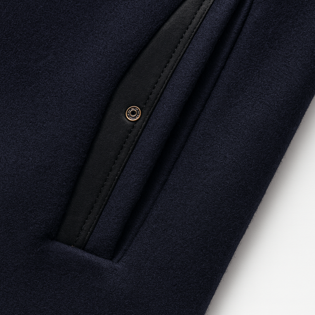 Araminta contrast trim stand collar coat – image 9