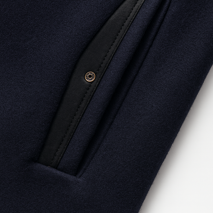 Araminta contrast trim stand collar coat – image 9