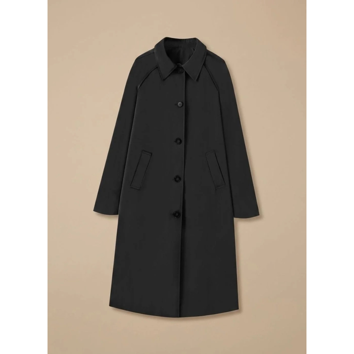 Damaris long trench coat in light brown