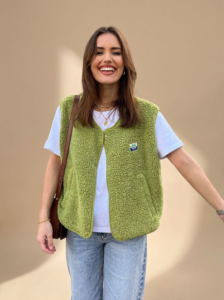 Clara | Elegant Sleeveless Fleece Gilet