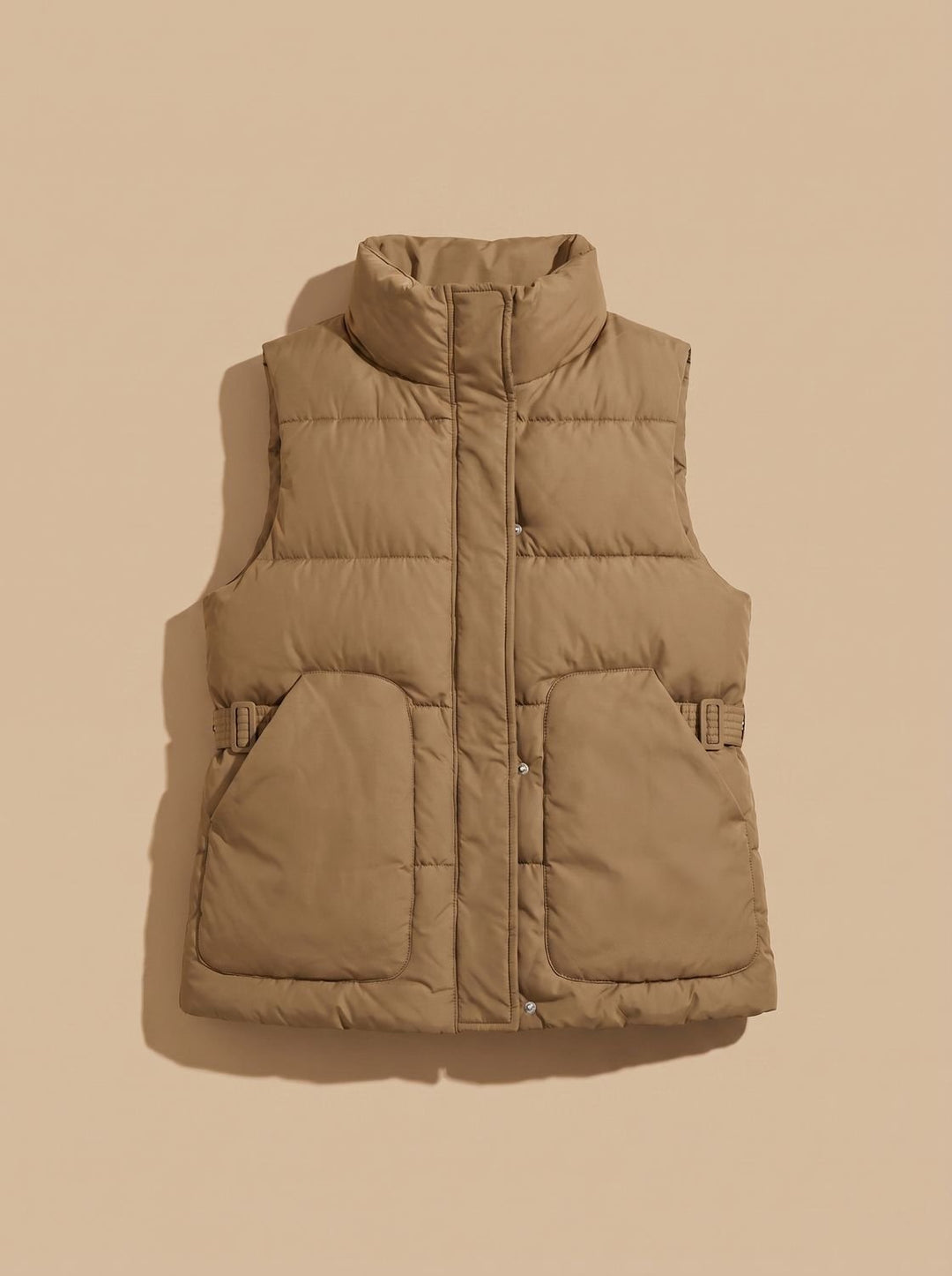Marlene | Elegant Quilted Gilet with Stand Collar