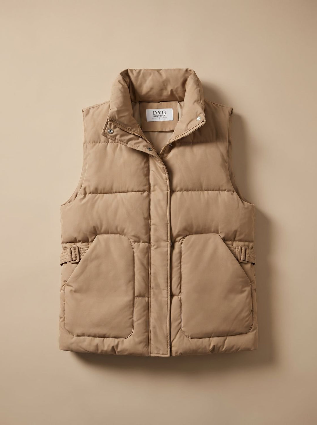 Marlene | Elegant Quilted Gilet with Stand Collar