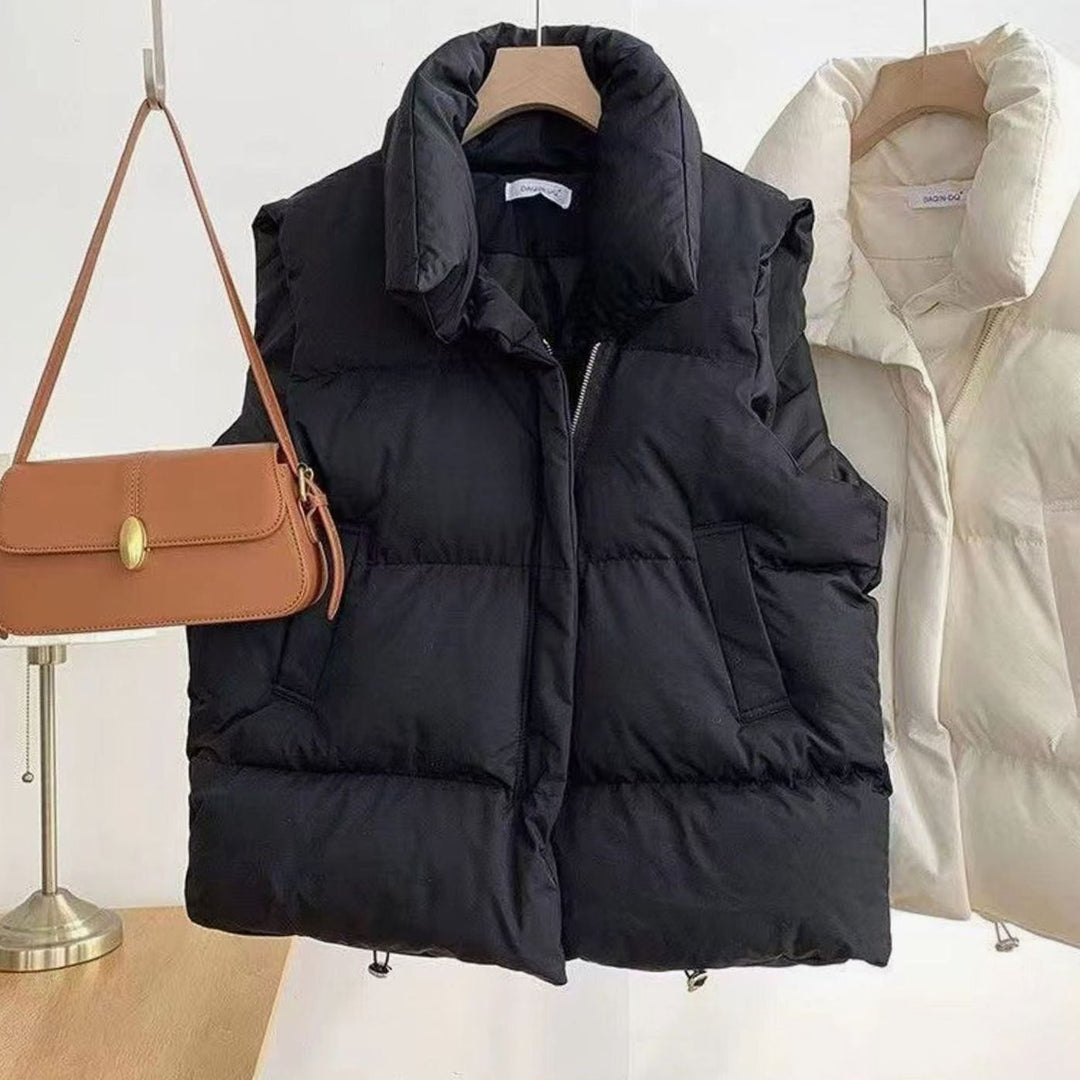 Bernadette | Elegant Quilted Gilet with Shawl Collar