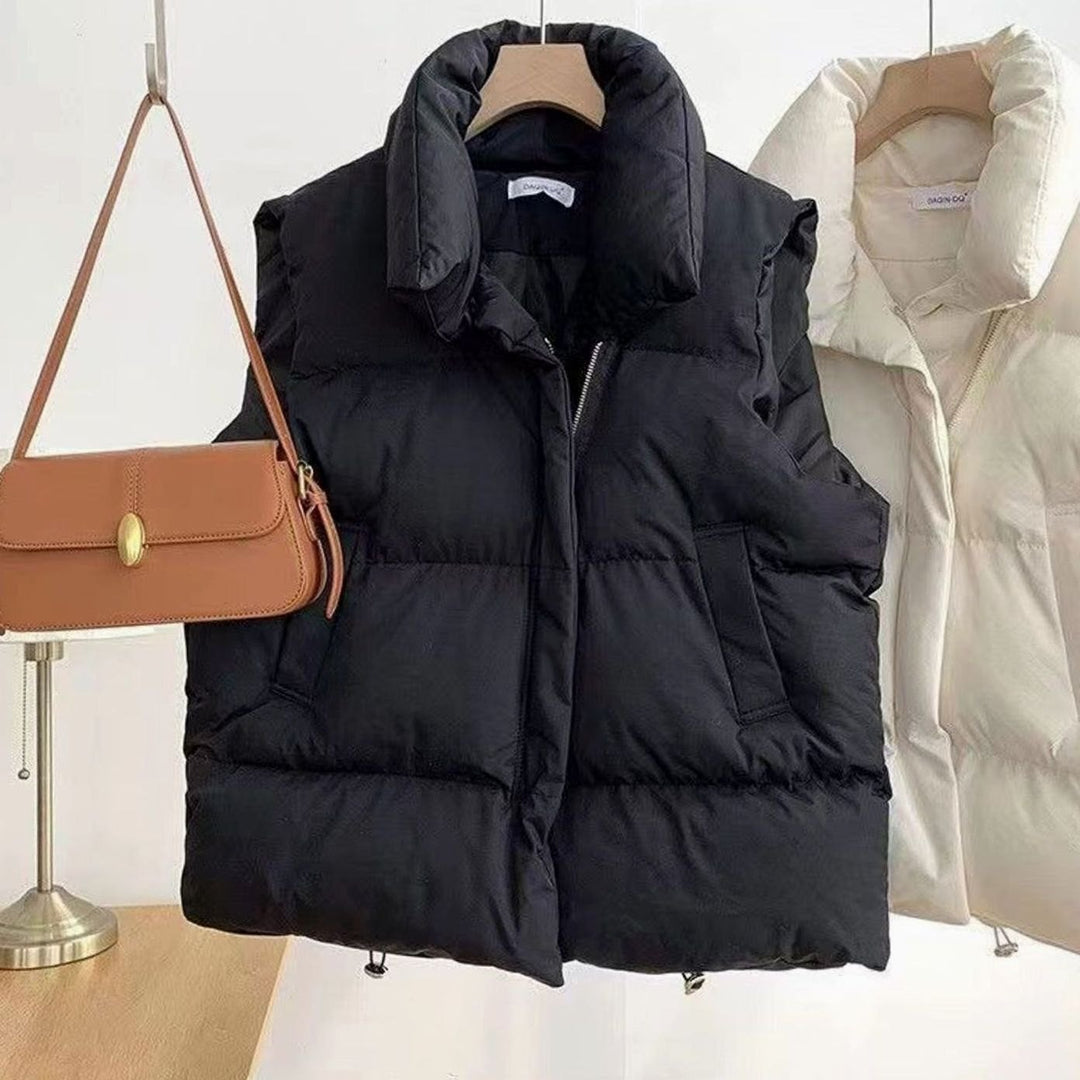 Bernadette | Elegant Quilted Gilet with Shawl Collar