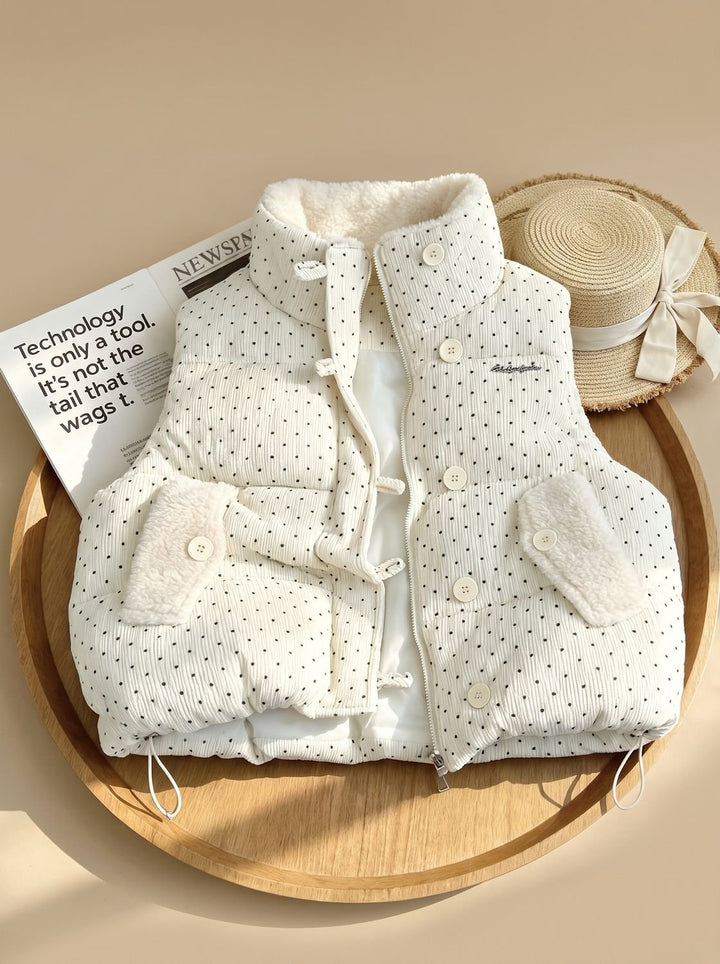 Marie | Elegant Teddy Lined Quilted Gilet
