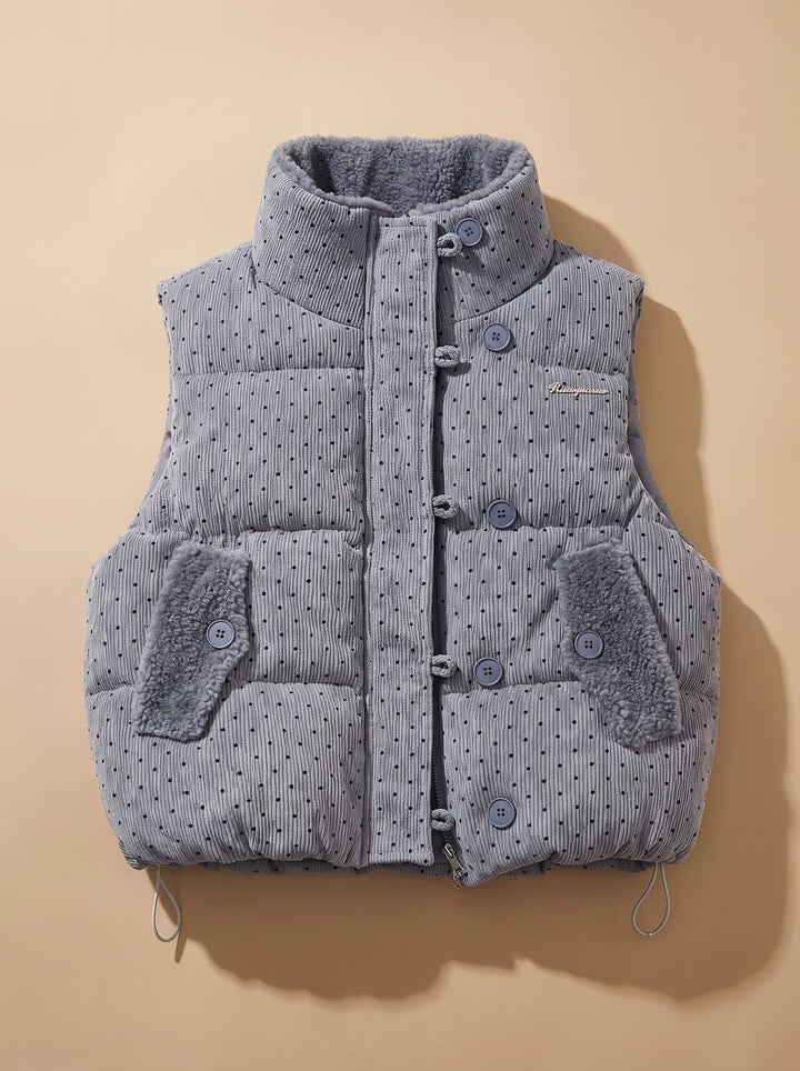 Marie | Elegant Teddy Lined Quilted Gilet