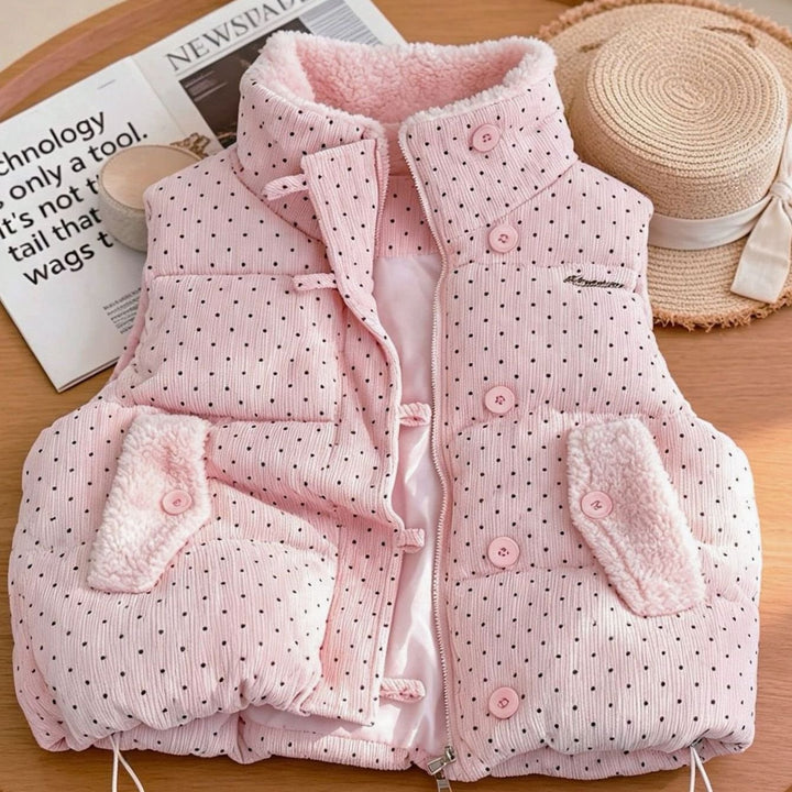 Marie | Elegant Teddy Lined Quilted Gilet