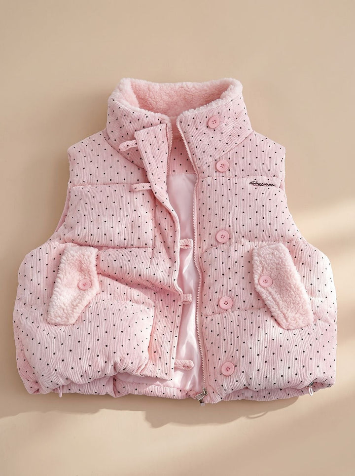 Marie | Elegant Teddy Lined Quilted Gilet