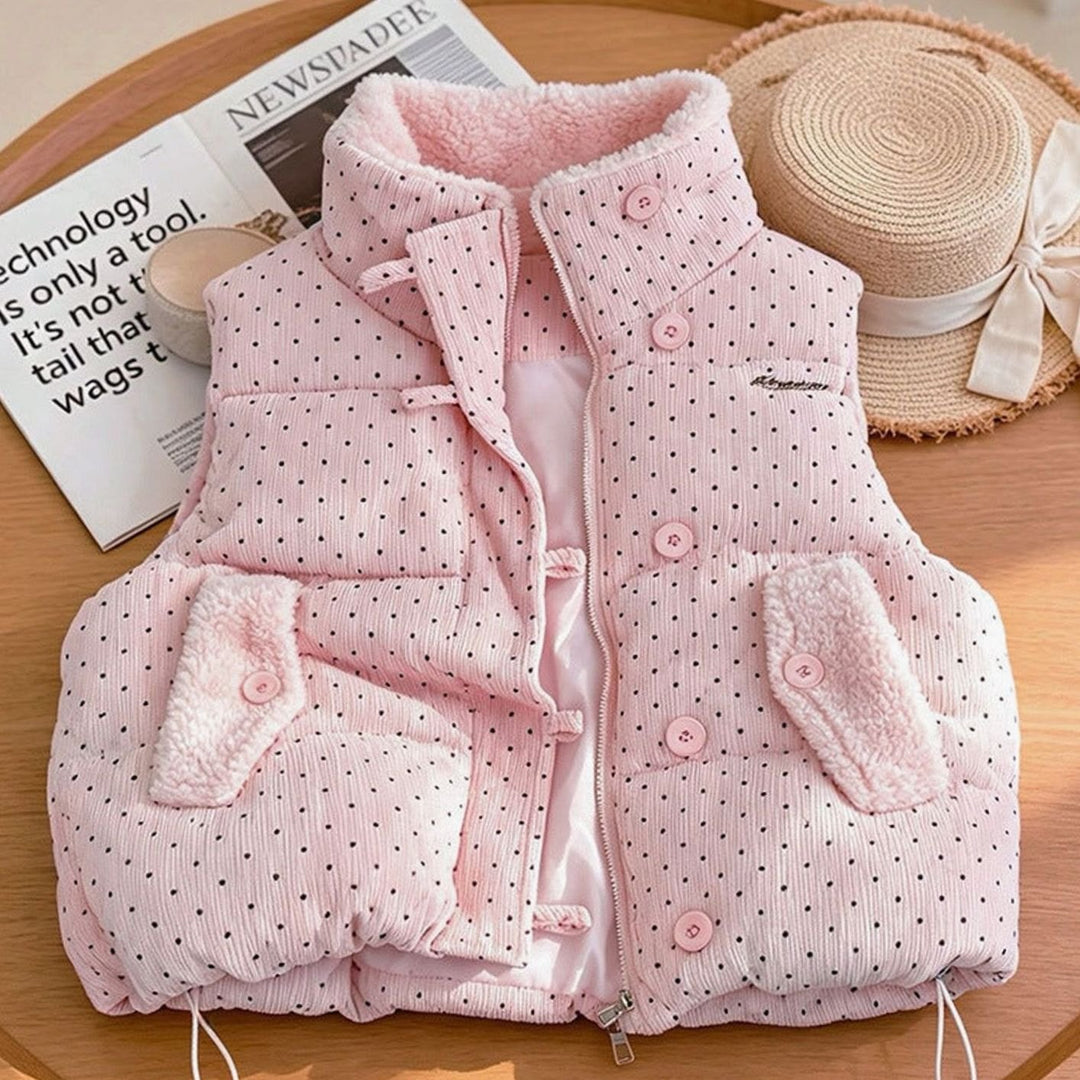 Marie | Elegant Teddy Lined Quilted Gilet